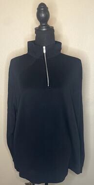 Peter Millar Men's Heather Interlock Quarter-Zip Pullover Sweater sz Lg